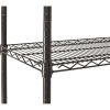 Heavy Duty 5 Tier Wire Shelf, Black, 3000 lb Capacity
