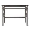 Xander Foldable Desk; Oyster Gray