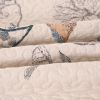 Bedding set Flying Birds Printing 3 Piece Cotton Bedspread
