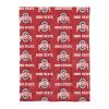 Ohio State University Buckeyes Twin Rotary Bed In a Bag Set