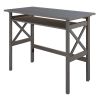 Xander Foldable Desk; Oyster Gray