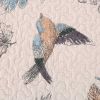 Bedding set Flying Birds Printing 3 Piece Cotton Bedspread