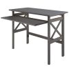 Xander Foldable Desk; Oyster Gray