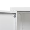 Folding file cabinet White