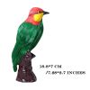 Green Pigeon Artificial Birds Simulation Ornaments Decorative Feather Birds Home