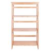Wood Mission 3-Section Foldable Shelf, Natural Finish
