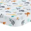 Mighty Jungle Animals 3-PieceGray Baby Nursery Crib Bedding Set