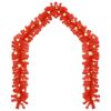 Christmas Garland with LED Lights 66 ft Red