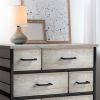 Bedroom 8 Drawer Fabric Dressing Table - Portable Vertical Wardrobe