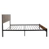Twin Size metal bed Sturdy System Metal Bed Frame ,Modern style and comfort to any bedroom
