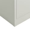 Locker Cabinet Light Gray 35.4"x15.7"x70.9" Steel