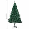 Artificial Christmas Tree with Thick Branches Green 5 ft PVC
