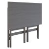 Xander Foldable Desk; Oyster Gray