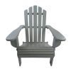 Outdoor or indoor Wood Adirondack chair; walnut
