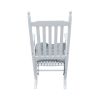 Wooden Porch Rocker Chair WHITE