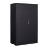 Folding file cabinet Black