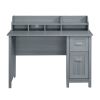 Techni Mobili Classic Office Desk with Storage; Grey