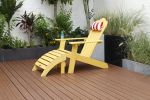 TALE Adirondack Chair Backyard Furniture Painted Seat Pillow
