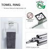 5 Pieces Bathroom Hardware Accessories Set Towel Bar Set Wall Mounted; Stainless Steel