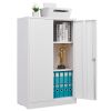 Folding file cabinet White