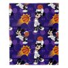 Suns OFFICIAL NBA & Disney's Mickey Mouse Character Hugger Pillow & Silk Touch Throw Set; 40" x 50"