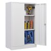 Folding file cabinet White