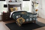 Golden Knights OFFICIAL NHL "Hexagon" Twin Comforter & Sham Set; 64" x 86"