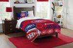 Canucks OFFICIAL NHL "Hexagon" Twin Comforter & Sham Set; 64" x 86"
