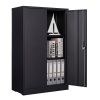 Folding file cabinet Black