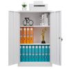 Folding file cabinet White