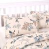 Bedding set Flying Birds Printing 3 Piece Cotton Bedspread