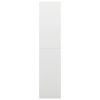 Locker Cabinet White 35.4"x15.7"x70.9" Steel