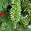 7.4 ft Upside Down Green Christmas Tree Hinged Spruce Full Tree 1500 branch tips