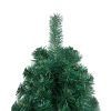 Artificial Half Christmas Tree with Stand Green 6 ft PVC