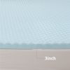 Egg Crate 3" Gel Memory Foam Mattress Topper 83*71in