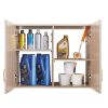Wall Storage Cabinet ; Metal Wall Storage Cabinet with Lock for Kithen; Bathroom; Garage