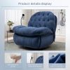 Single Manual Swivel Rocker Recliner Chair with Massage
