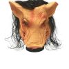 Halloween Party Show Celebration Prop, Cosplay Animal Pig Ghost Horror Head Mask