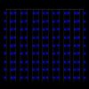 LED Curtain Fairy Lights 9.8'x9.8' 300 LED Blue 8 Function