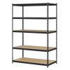 5 Shelf 4000 Lb. 48x18x72" Adjustable Storage Rack Shelves (2 Pack)