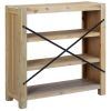 3-Tier Bookcase 31.5"x11.8"x31.5" Solid Wood Acacia
