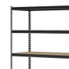 5 Shelf 4000 Lb. 48x18x72" Adjustable Storage Rack Shelves (2 Pack)