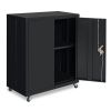 1 Shelf Metal Filing Cabinet; Storage File Cabinet with Lock for Home and Office