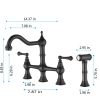 Stainless steel kitchen faucet