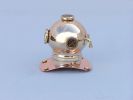 Brass-Copper Decorative Diving Helmet Paperweight 3""
