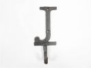 Cast Iron Letter J Alphabet Wall Hook 6""