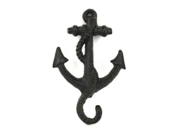Cast Iron Anchor Hook 5""