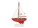 Wooden Compass Rose Model Sailboat 9""