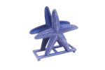 Rustic Dark Blue Cast Iron Starfish Napkin Holder 6"