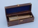 Deluxe Class Antique Brass Admiral's Spyglass Telescope 27""